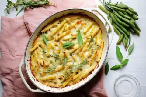 Idealna zapiekanka z fasolką i makaronem? Poznaj mój sekret!