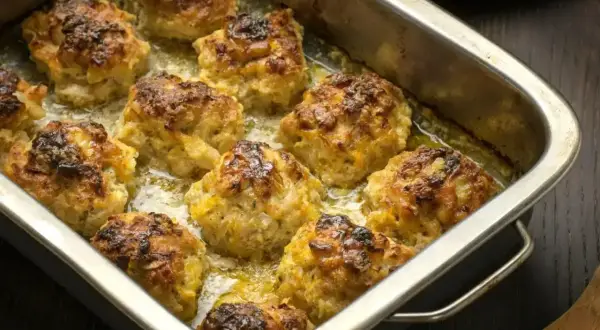 Pieczone kotleciki w sosie, idealne na efektowną kolację dla znajomych.