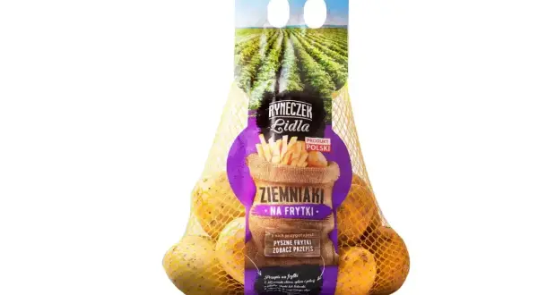 Ziemniaki na frytki z Ryneczku Lidla. Idealne do przygotowania pysznych, chrupiących frytek. Produkt polski.