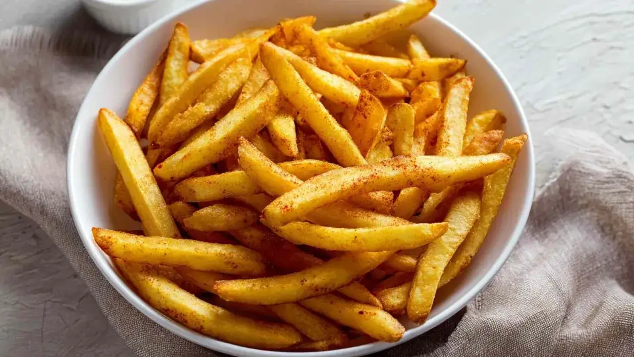 przygotowanie frytek ze świeżych ziemniaków krok po kroku