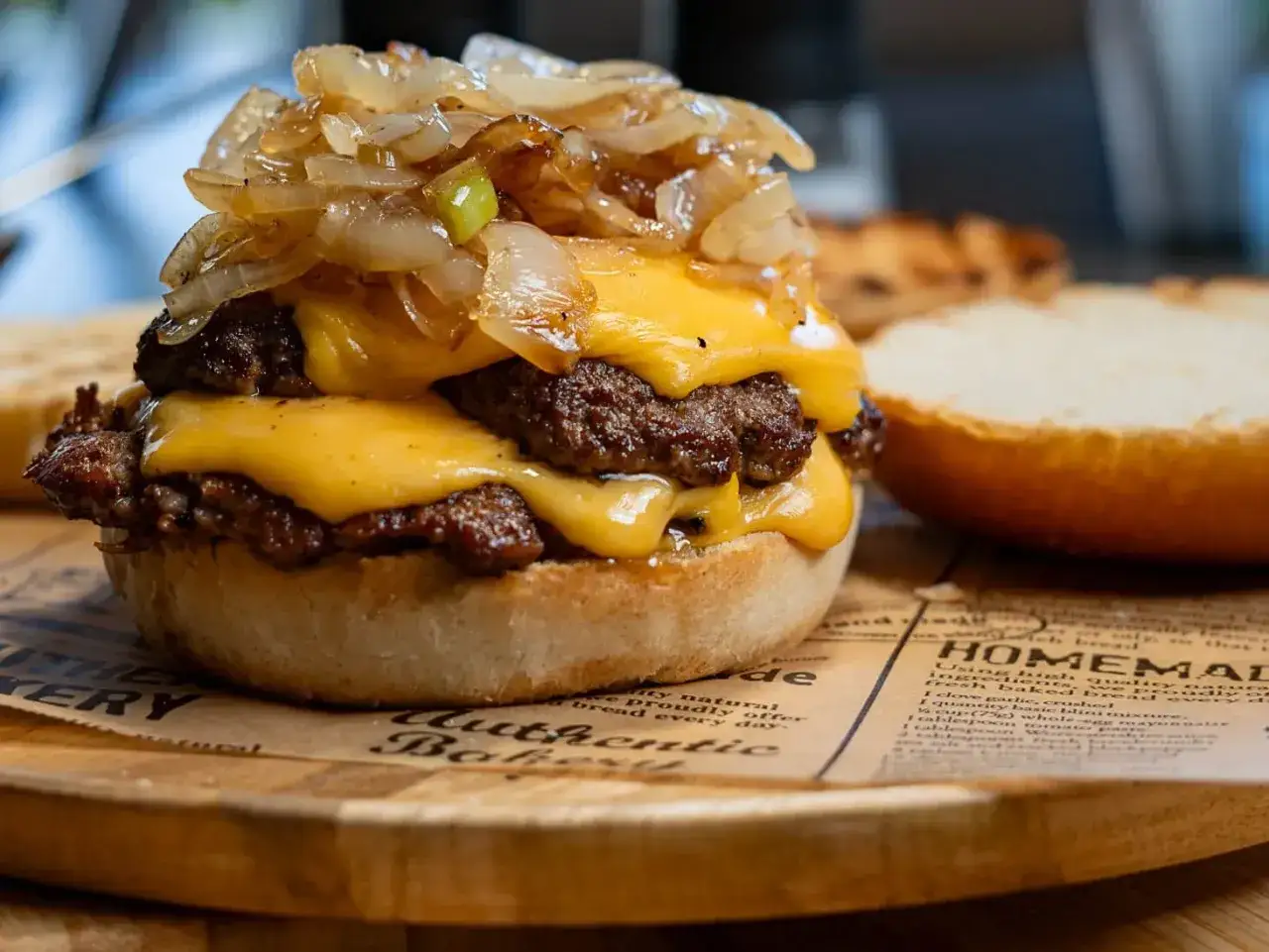 grillowanie mrożonego burgera