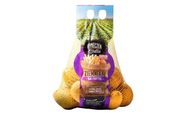 Ziemniaki na frytki z Ryneczku Lidla. Idealne do przygotowania pysznych, chrupiących frytek. Produkt polski.